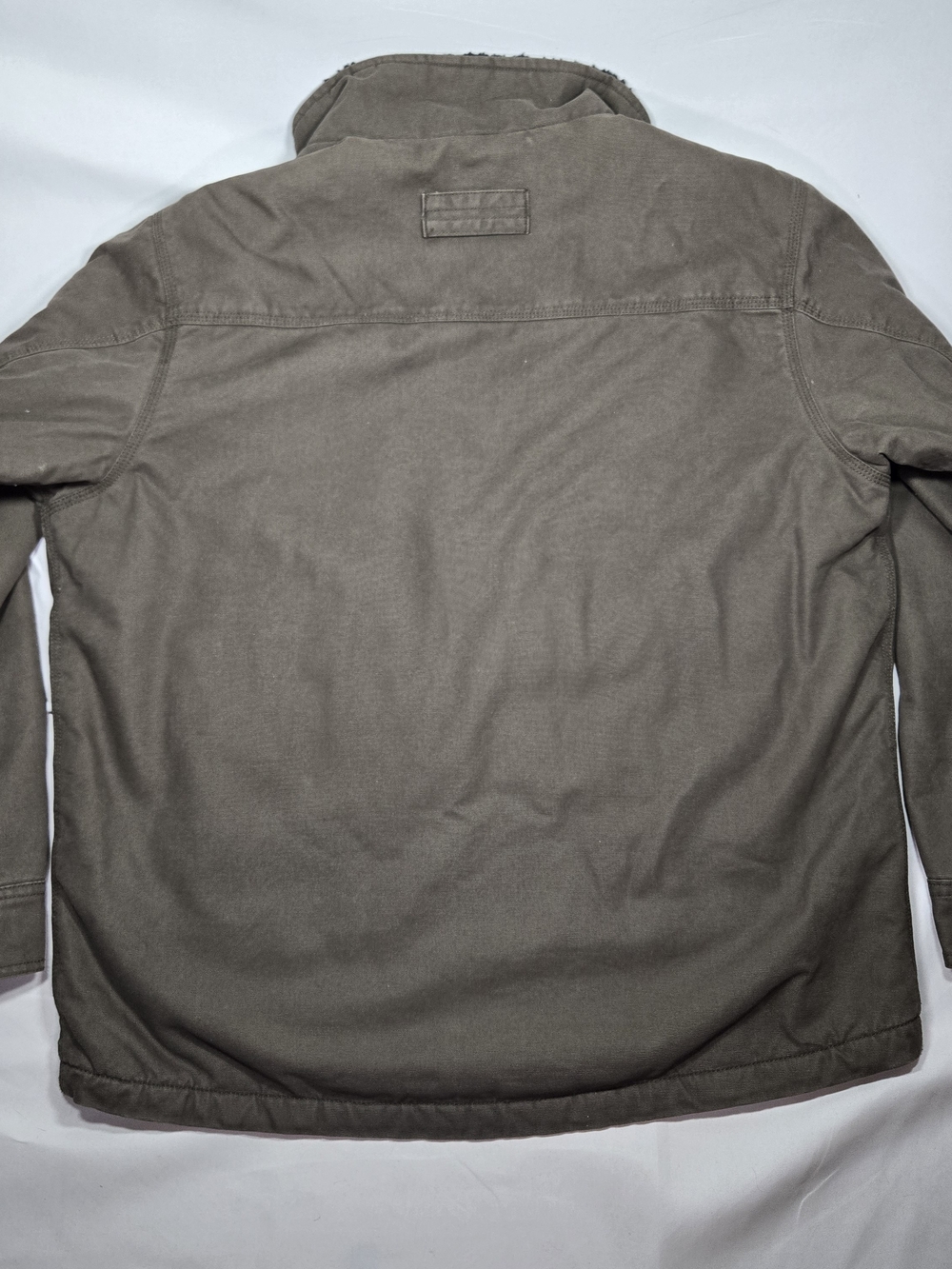 Dri Duck Endeavor Sherpa Lined Canvas Jacket Mens L Brwn Bomber Workwear Outdoor - Picture 8 of 14